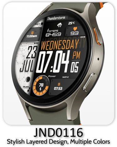 JND0116 Wear OS watch face