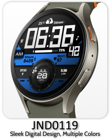 JacoNaudeDesign premium wear os watch face.