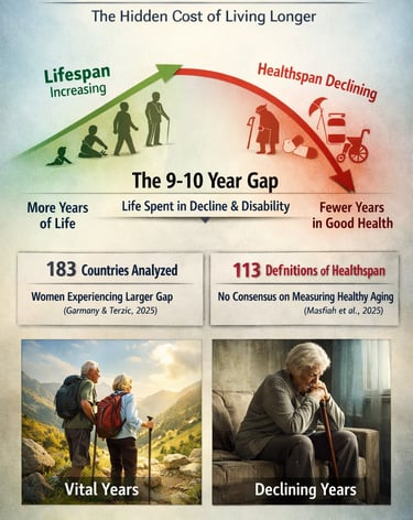 How to Close the 9-Year Gap Between Your Lifespan and Healthspan