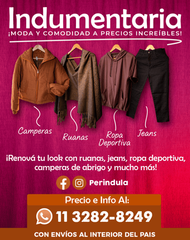 Folleto indumentaria