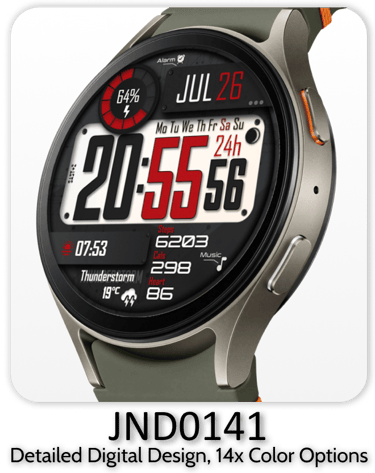 a digital watch with a digital display of a clock