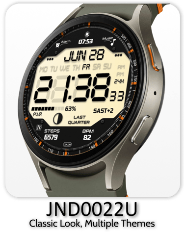 a watch with a large display of a watch on a white background