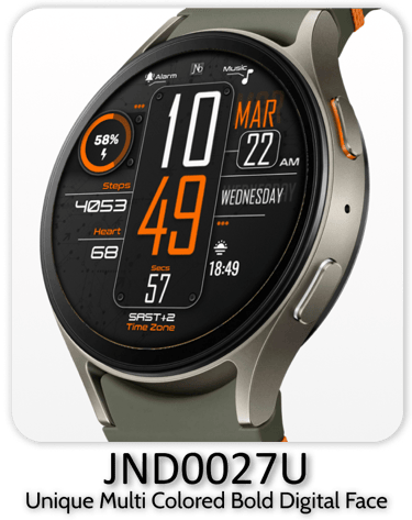 a smart watch with a digital display of a digital watch