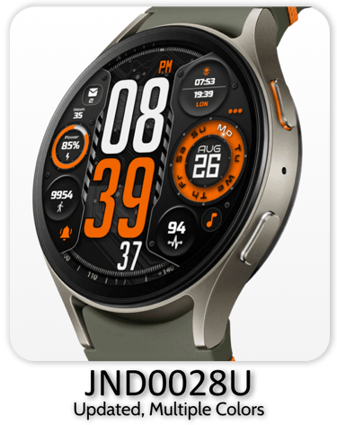 a smartwatch watch with a large display of the watch face