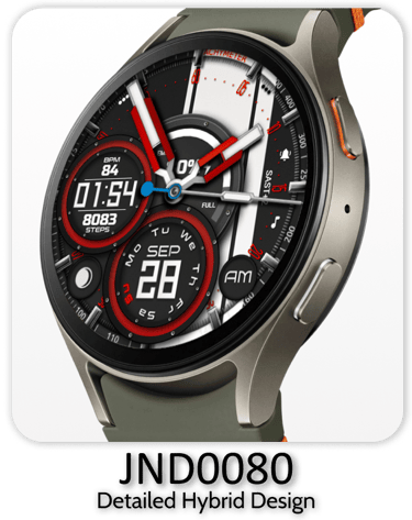 a close up of a watch face JND0080