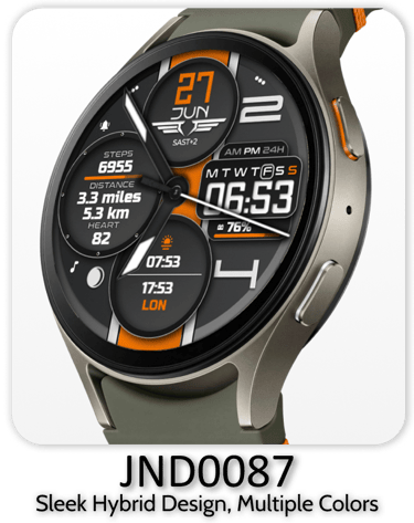 JND0087 high quality watch face for Waer OS.