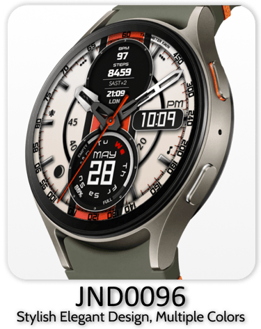 stylish watch face for wearos