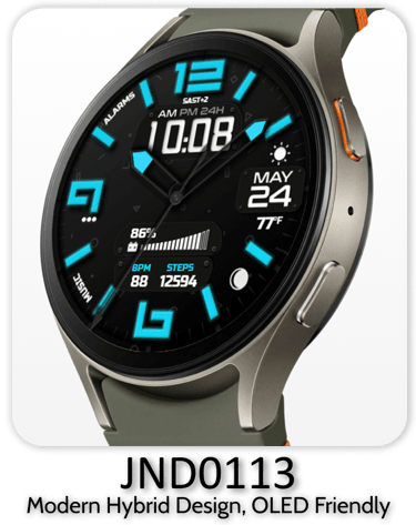 JND0113 Wear OS watch face