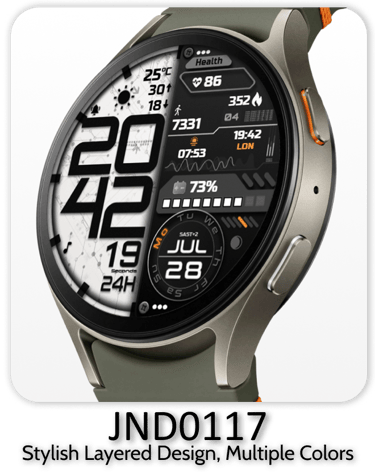 JND0117 Wear OS watch face