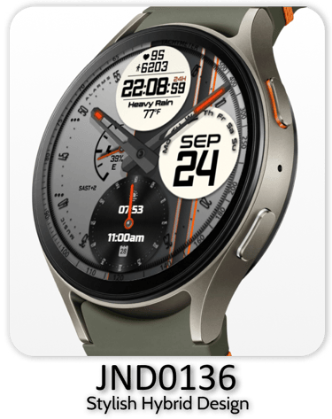 JND, JacoNaudeDesign, Bold, Digital, Stylish, WearOS