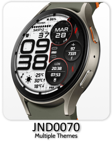 a smartwatch watch with multiple different colors and numbers