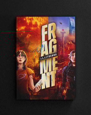 a book cover of a book with a picture of a man and a woman