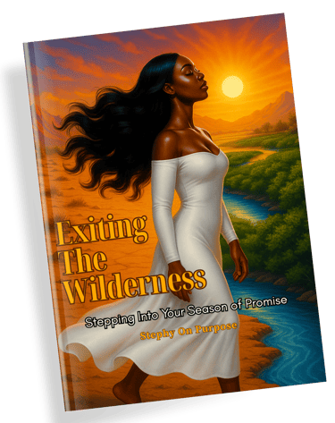 Exiting the Wilderness by Stephy On Purpose; white dress at sunrise; freedom and restored faith.