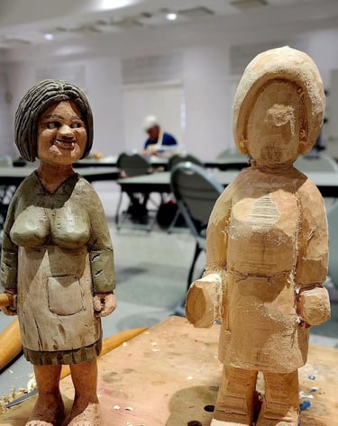 Carved by Ron Gonyea 