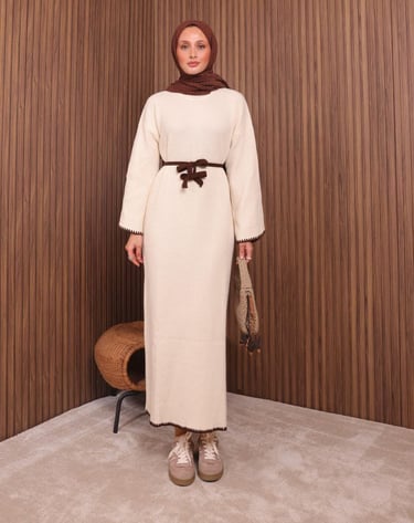 Wool Triko Dress Hijab Fashion Mall