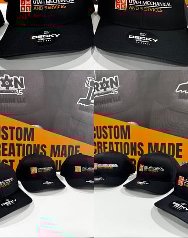 Gorras bordadas en Salt Lake, West Valley, cachuchas bordadas con tu logo
