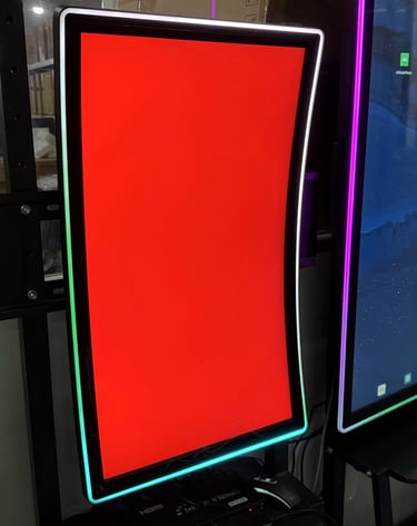 Beautiful & Attractor Halo Surround for 4k c curved touch screen