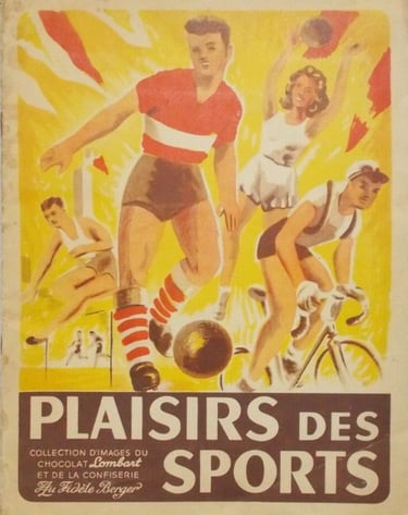 Collection D' Images Plaisirs Des Sports Chromos Card Album 1951
