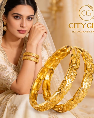 Modern imitation bangle set — fusion Indian jewellery women online