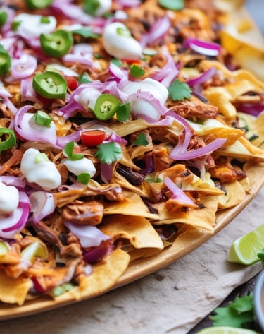 Grilled chicken skewers glazed with tangy sauce, served on a rustic plate.