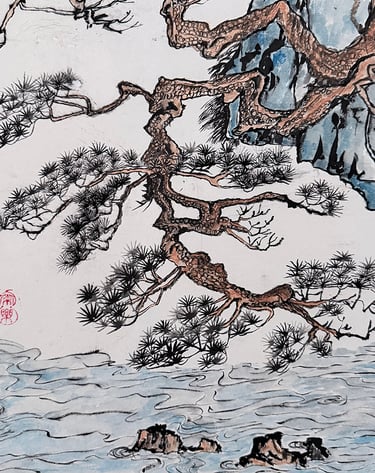 Exposition peinture chinoise Lyon - Atelier Yuan