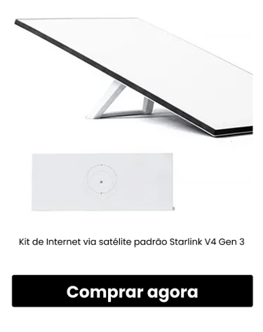 kit de internet Starlink V4 Gen 3