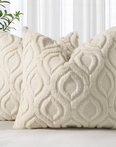 Soft Plush Fluffy Velvet Cushion Cover