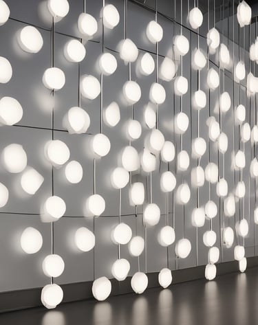 black camera lens on white printer paper