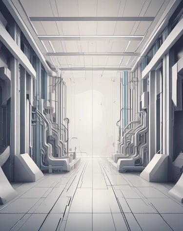 Modern workspace with multiple screens showing productivity optimization tools.