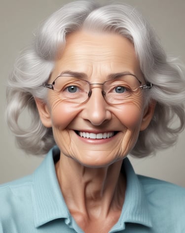 Hands holding a glint health supplement bottle against a backdrop of lush greenery.