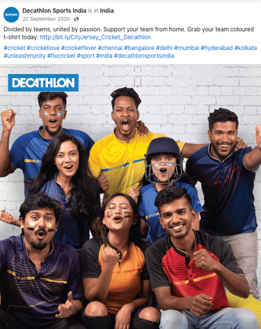 Decathlon Spots India Facebook
