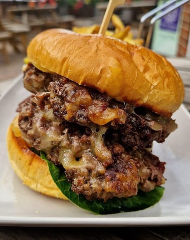 a country pub restaurant burger 