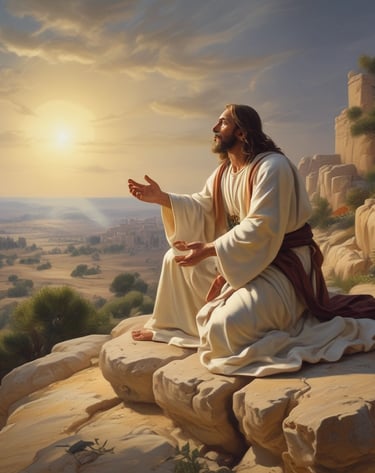 A detailed religious altar is adorned with a central painting depicting a figure in red with a serene expression, surrounded by ornate golden decorations and two angel statues. Flanking the altar are two white statues of saints labeled S. Mauritus and S. Amadeus. The background features an intricate mural.