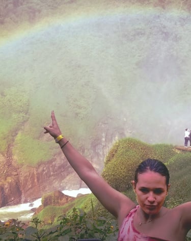 Waterfall eco tour Colombia