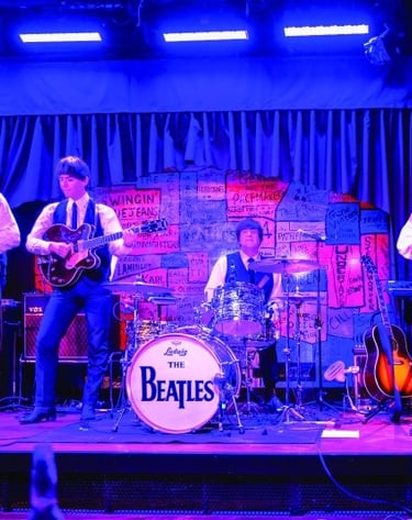 The Beatles cover band on Norwegian Epic
