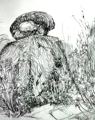 Peacock Garden study