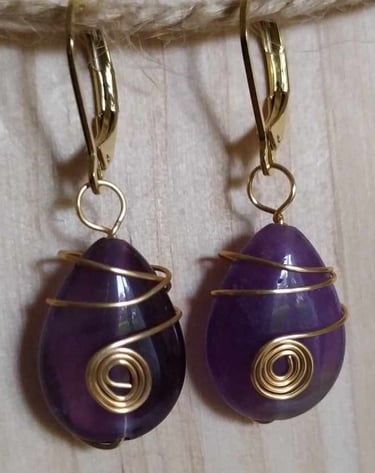 Bijoux Les Couleurs de Lo Améthyste