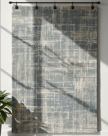 Custom bespoke handmade rugs crafted in Nepal –modern wall-hanging- Himalaya Carpet Industries