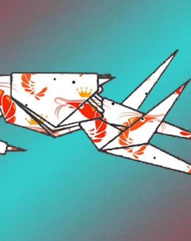 origami gamberone