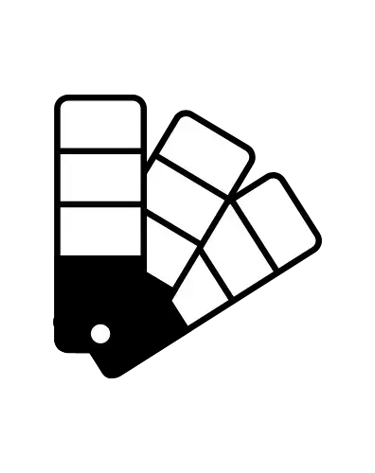 Palette icon for custom acoustic panel colours