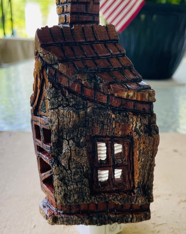 Fred Lee night light in Cottonwood Bark