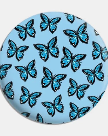 Στρογγυλό χαλάκι διάστασης 70 x 70cm