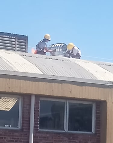 recambio de extractor eólico