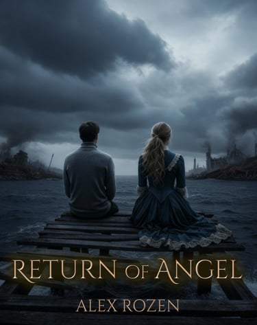 Man and woman sit on a dilapidated jetty.