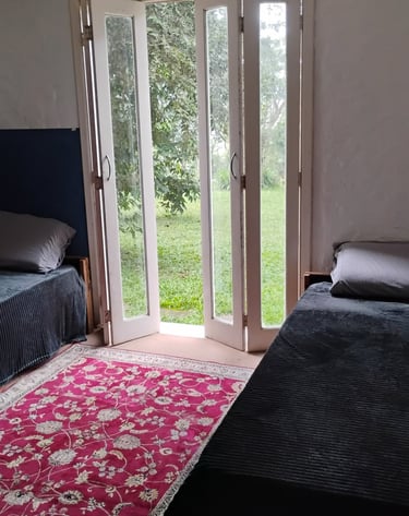 a piscina é logo ali