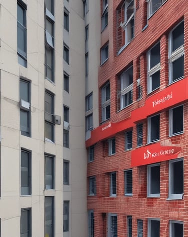 Finished fire stopping work in a residential property showing neat, compliant seals.