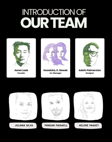 trombinoscope avec portraits stylisés