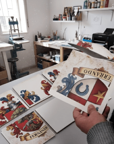 Proceso de fabricación de azulejos personalizados