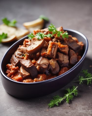 Cozy dining area with dark Turkish-inspired decor and warm lighting inviting guests to relax.