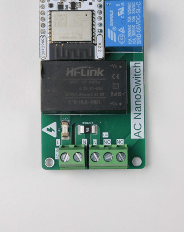 A smart PCB module for controlling AC Loads via WiFi